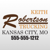Robertson 333 Truck Lettering