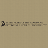 Riches 250 Wall Lettering