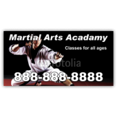 Martial Arts Academy Magnetic Sign