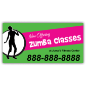 Zumba Classes Magnetic Sign