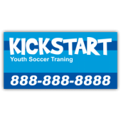 Kickstart Soccer Training Magnetic Sign