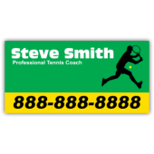 Tennis Coach Magnetic Sign