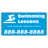 Swimming Lessons Magnetic Sign
