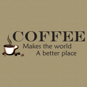 Coffee 259 Wall Lettering