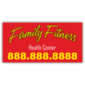 Family Fitness Health Center Magnetic Sign