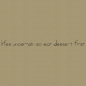 Dessert 251 Wall Lettering