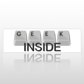 Geek Keys 126 Bumper Sticker
