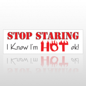 Looking Hot 107 Bumper Sticker