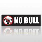 No Bull 34 Bumper Sticker