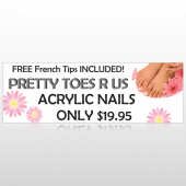 Floral Pedicure 293 Custom Decal