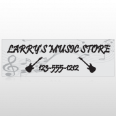 Silhouette Guitar 371 Custom Decal