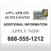 Auto Loan 155 Custom Decal
