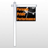 Black 53 18"H x 24"W Swing Arm Sign