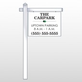 Car Park 122 18"H x 24"W Swing Arm Sign