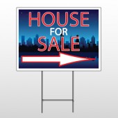House Sale Night City 713 Wire Frame Sign