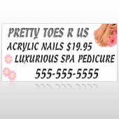 Floral Pedicure 293 Custom Decal