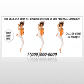 High Kick Woman 408 Custom Decal