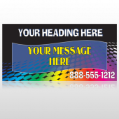Rainbow Dots 143 Site Sign