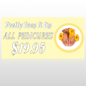 Yellow Pedicure 294 Custom Decal