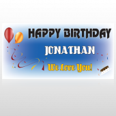 Red Orange B-Day 186 Custom Decal