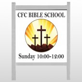 3 Crosses 149 48"H x 48"W Site Sign