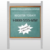 Chalk Board 157 48"H x 48"W Site Sign