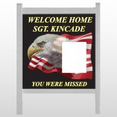 Eagle Flag 307 48"H x 48"W Site Sign