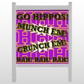 Hippos 45 48"H x 48"W Site Sign