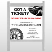 Steering Wheel 154 48"H x 48"W Site Sign