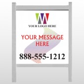 Triangles Wave 167 48"H x 48"W Site Sign