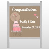 Heart Cake 03 48"H x 48"W Site Sign
