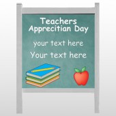 Apple Books Pencil 07 48"H x 48"W Site Sign
