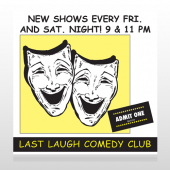 Comedy Mask 516 Custom Decal