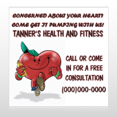 Running Heart 401 Custom Decal