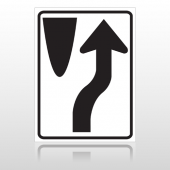 Divided Highway 10087 Road Sign