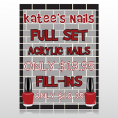 Acrylic Nails 292 Custom Decal