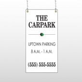 Car Park 122 Window Sign