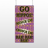 Hippos 45 Window Sign