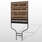 Brown Building Space 862 Round Rod Sign