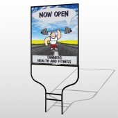 Road Workout 407 Round Rod Sign
