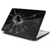 Busted Glass Laptop Skin