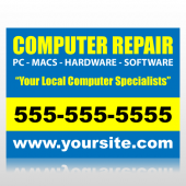 Computer Repair Sign Panel