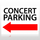 Concert Parking Directional Sign Panel