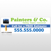 Blue Paint Brush 305 Custom Decal