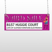 Pink Girl Sale 552 Window Sign