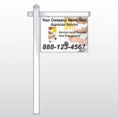 Hand Planning 260 18"H x 24"W Swing Arm Sign