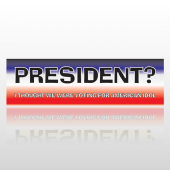 President 12 Bumper Sticker