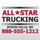 All Star 303 Truck Lettering