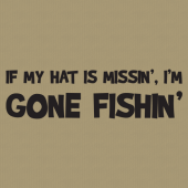 Gone Fishin 256 Wall Lettering