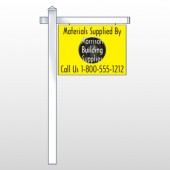 Small Black House 219 18"H x 24"W Swing Arm Sign